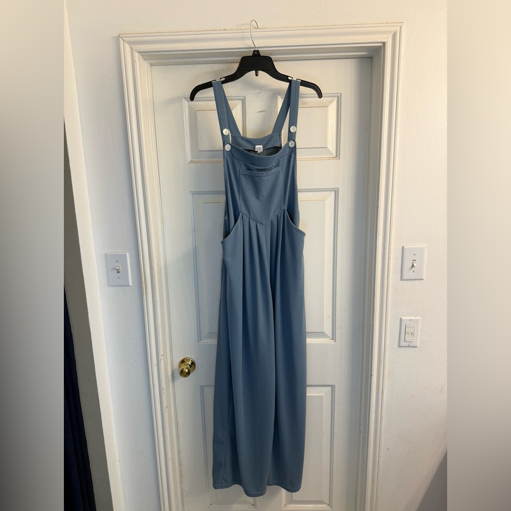 Halara Waffle Adjustable Strap Overalls - image 1